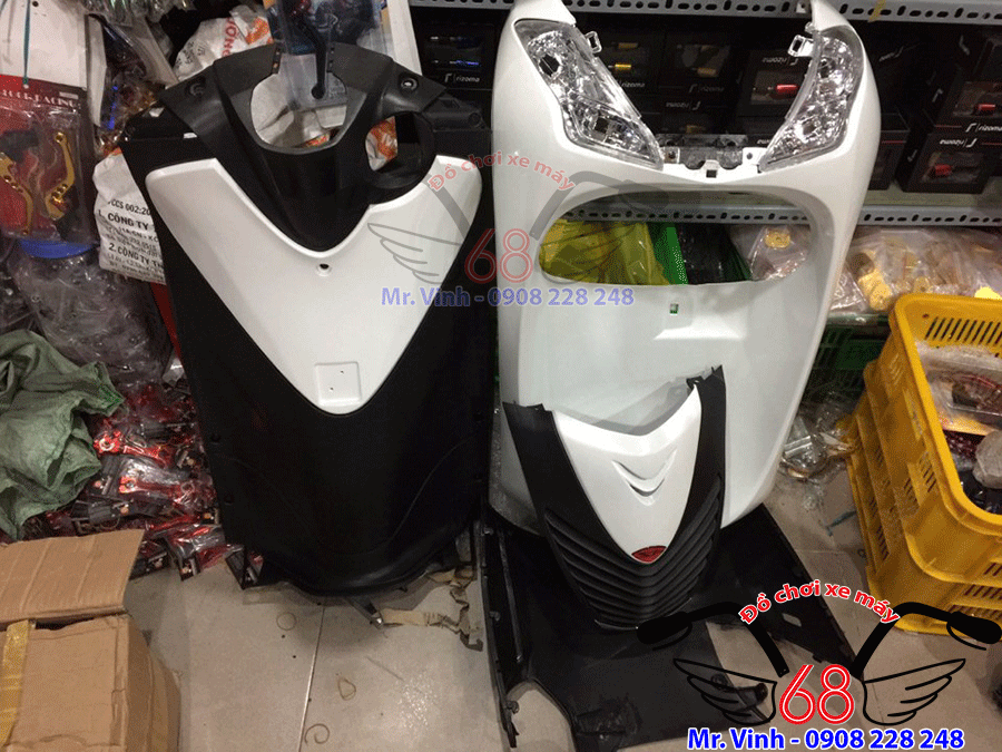 Hình ảnh: Bộ dàn áo SH ý độ cho xe SH Việt Nam giá rẻ tại shop 68 TPHCM Hình ảnh: Bộ dàn áo SH ý độ cho xe SH Việt Nam giá rẻ tại shop 68 TPHCM
