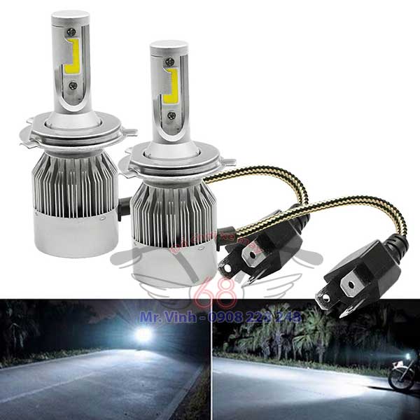 Hình ảnh: Led pha C6 lắp được trên mọi loại xe máy và xe ô tô Hình ảnh: Led pha C6 lắp được trên mọi loại xe máy và xe ô tô