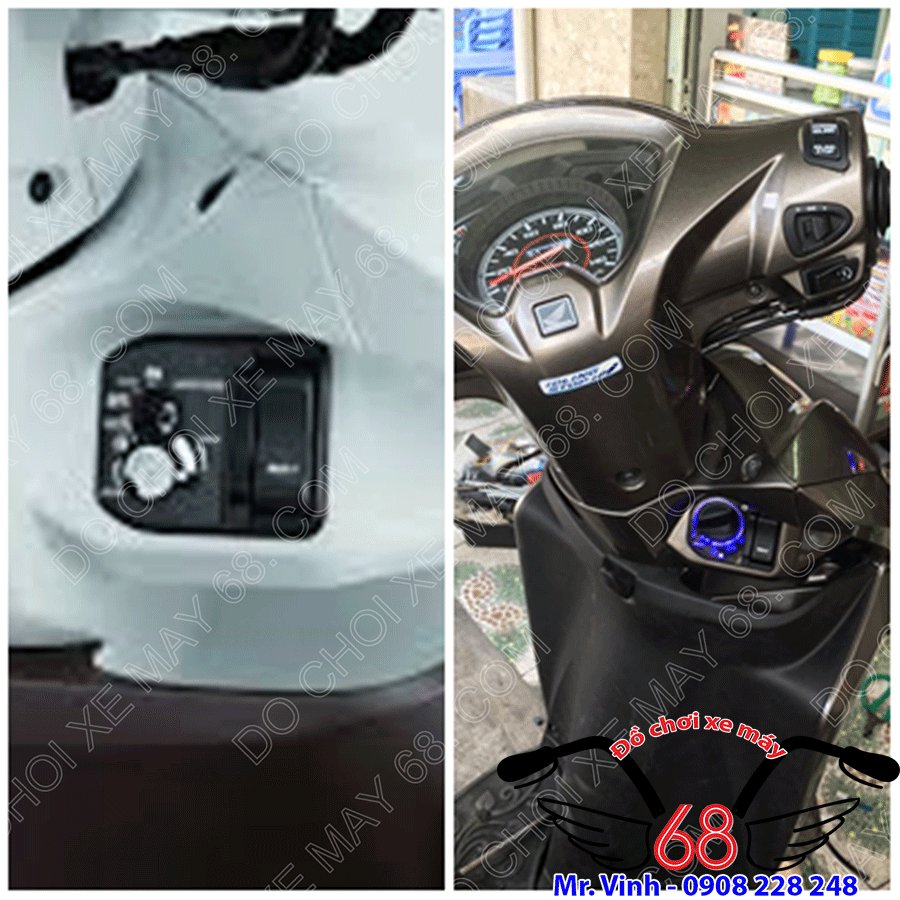 Hình ảnh: Khóa chống trộm chống cướp chính hãng full chức năng độ cho xe VIsson giá rẻ tại shop 68 TPHCM Hình ảnh: Khóa chống trộm chống cướp chính hãng full chức năng độ cho xe VIsson giá rẻ tại shop 68 TPHCM