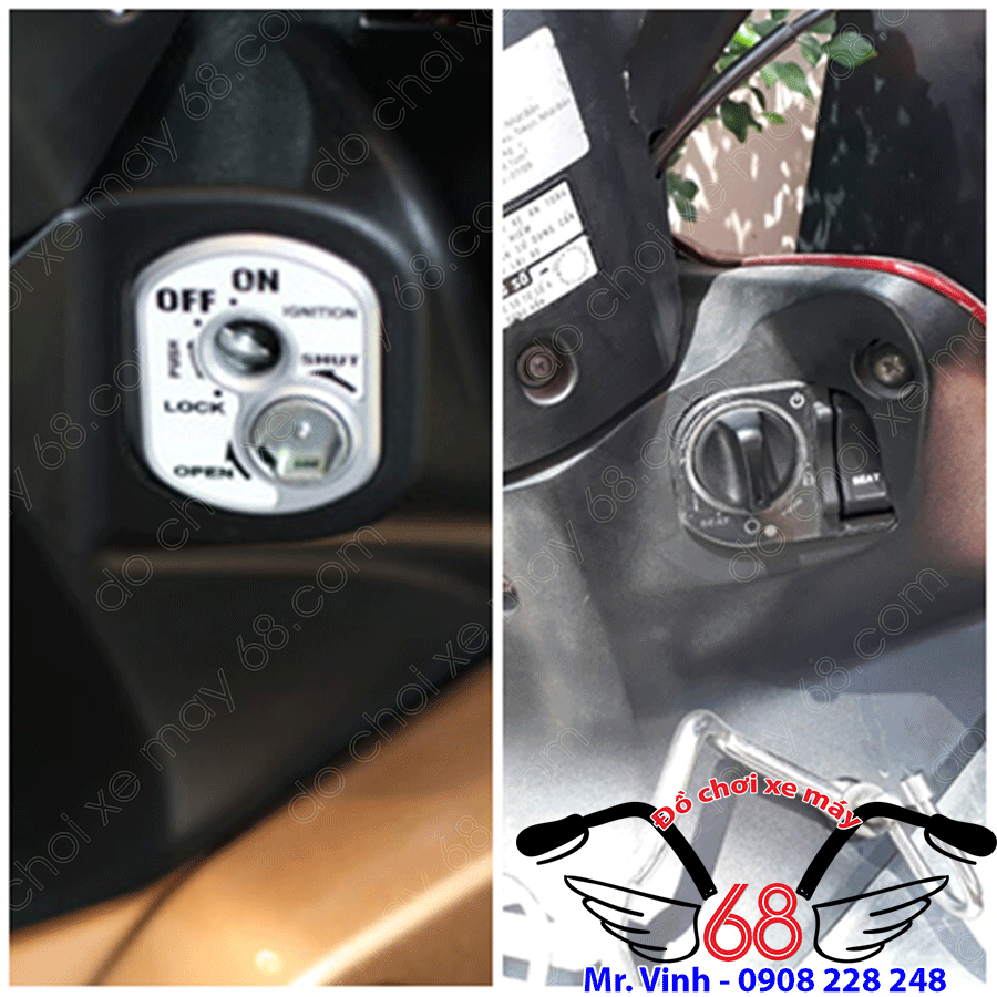 Hình ảnh: Khóa chống trộm chống cướp full chức năng độ cho xe Wave có mở yên điện giá rẻ tại shop 68 TPHCM Hình ảnh: Khóa chống trộm chống cướp full chức năng độ cho xe Wave có mở yên điện giá rẻ tại shop 68 TPHCM