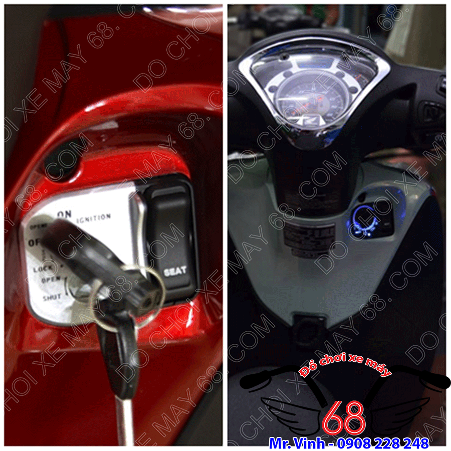 Hình ảnh: Smart key HONDA thông minh chính hãng chống trộm chống cướp full chức năng độ cho xe Sh MODE giá rẻ tại shop 68 TPHCM Hình ảnh: Smart key HONDA thông minh chính hãng chống trộm chống cướp full chức năng độ cho xe Sh MODE giá rẻ tại shop 68 TPHCM