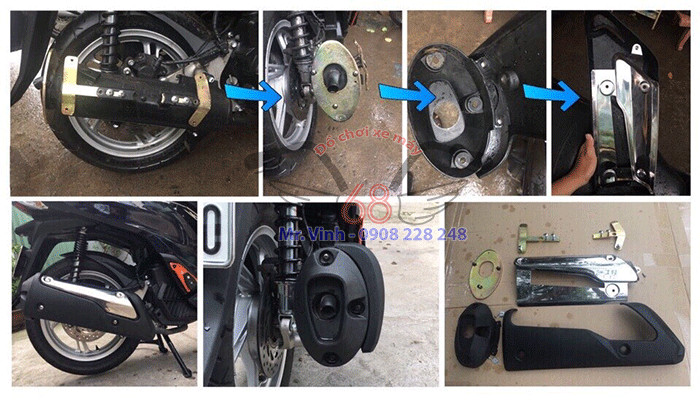 Hình ảnh: Ốp pô sh300i dành cho xe sh việt nam 2017, 125i, 150i, giá rẻ tại TPHCM Hình ảnh: Ốp pô sh300i dành cho xe sh việt nam 2017, 125i, 150i, giá rẻ tại TPHCM
