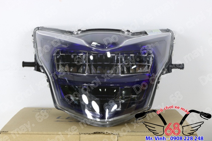 Hình ảnh: Đèn trước led 2 tầng màu xanh dương độ cho Exciter giá rẻ tại shop 68 TPHCM Hình ảnh: Đèn trước led 2 tầng màu xanh dương độ cho Exciter giá rẻ tại shop 68 TPHCM