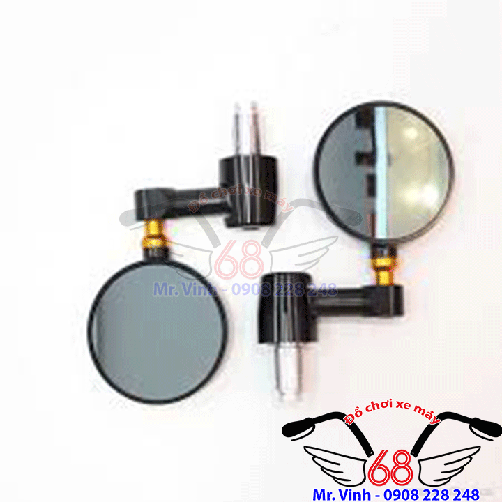 Hình ảnh: Kính chiếu hậu bắt gù tay lái mẫu tròn sang trọng giá rẻ tại shop 68 TPHCM Hình ảnh: Kính chiếu hậu bắt gù tay lái mẫu tròn sang trọng giá rẻ tại shop 68 TPHCM