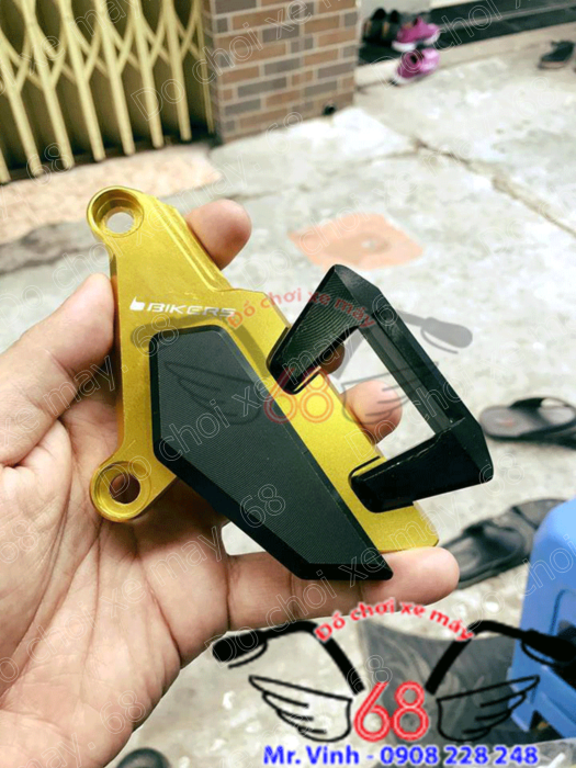 Hình ảnh: Pát bảo vệ heo dầu trước CNC độ cho SH màu vàng giá rẻ chỉ có tại shop 68 TPHCM Hình ảnh: Pát bảo vệ heo dầu trước CNC độ cho SH màu vàng giá rẻ chỉ có tại shop 68 TPHCM