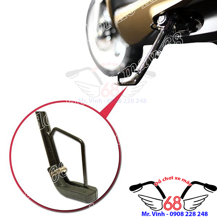 Hình ảnh: Lắp lót chân chống cao su bảo vệ nền nhà cho xe bạn giá rẻ tại shop 68 TPHCM Hình ảnh: Lắp lót chân chống cao su bảo vệ nền nhà cho xe bạn giá rẻ tại shop 68 TPHCM