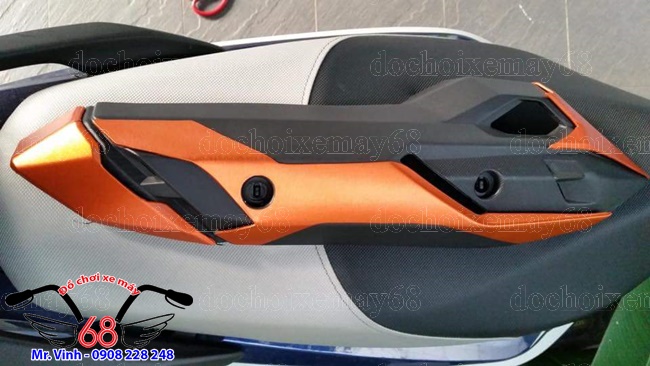 Hình ảnh: Bán ốp pô Vario màu đen cam giá rẻ tại shop 68 TPHCM Q1 Hình ảnh: Bán ốp pô Vario màu đen cam giá rẻ tại shop 68 TPHCM Q1
