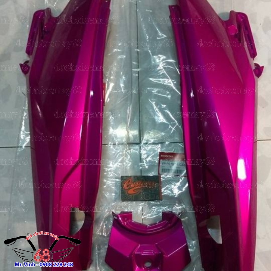 Hình ảnh: Bộ yếm bụng sau xe Vario màu tim tại shop 68 Hình ảnh: Bộ yếm bụng sau xe Vario màu tim tại shop 68