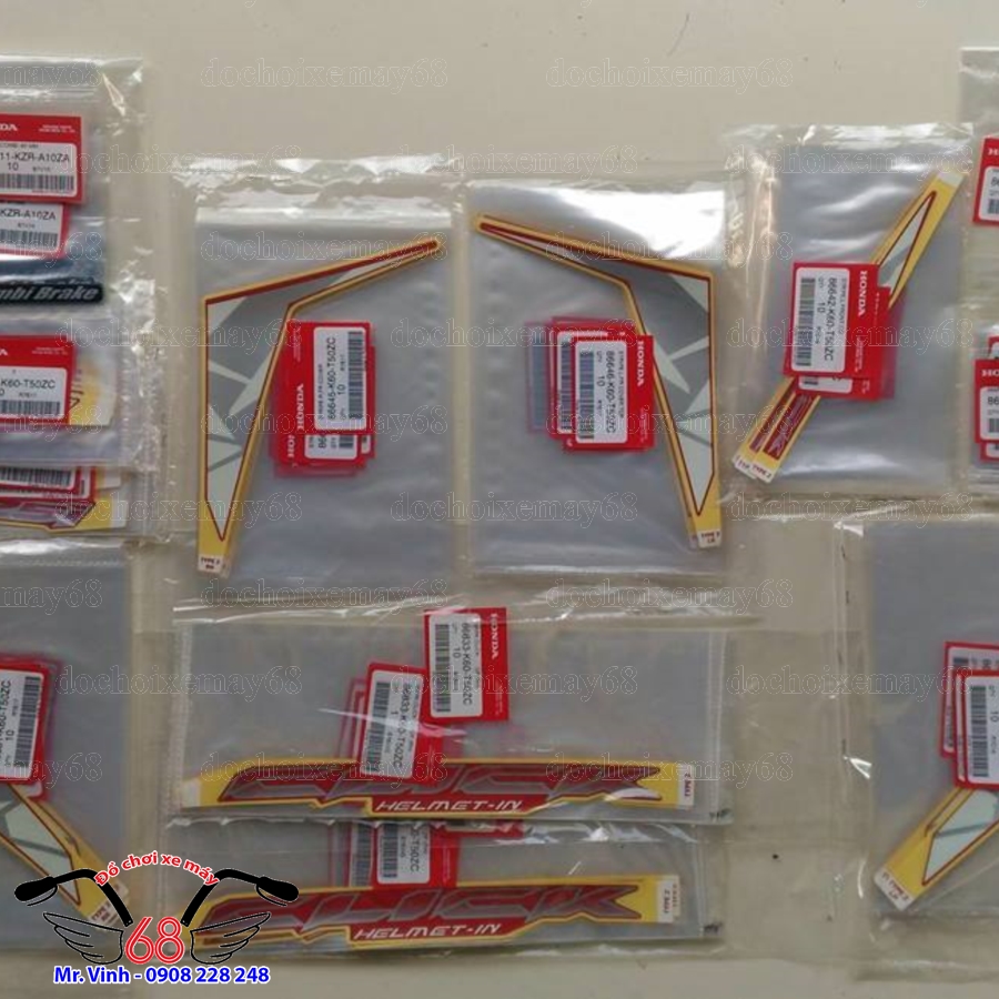 HÌnh ảnh: Tem zin Click Thai 125 giá rẻ tại shop 68 HÌnh ảnh: Tem zin Click Thai 125 giá rẻ tại shop 68